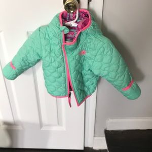 North face infant perrito reversible jacket